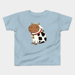 Capybara Cow Costume Kids T-Shirt